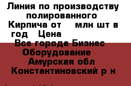 Линия по производству полированного  Кирпича от 70 млн.шт.в год › Цена ­ 182 500 000 - Все города Бизнес » Оборудование   . Амурская обл.,Константиновский р-н